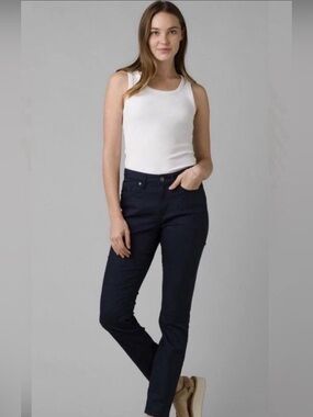 PrAna Kayla Women’s Jeans Size 6/28 Regular (30x32) Indie Blue Stretch Denim